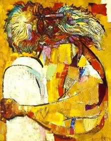 Abraham Rattner, Moses, Limited Edition Lithograph