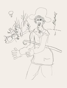 Marc Chagall, Composition, Suite Provinciale avec 92 dessins inedits de Marc Chagall, Limited