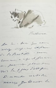 Edouard Manet, Composition, Edouard Manet, Letters with Aquarelles, Limited Edition Lithograph