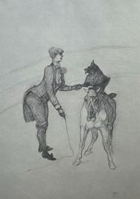 Henri de Toulouse-Lautrec, Female Trainer, Henri de Toulouse-Lautrec, At the Circus, Limited Edition