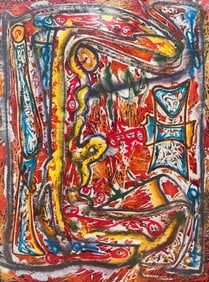 Alfonso Ossorio, Composition, Peintures initiatiques d'Alfonso Ossorio, Limited Edition Collotype