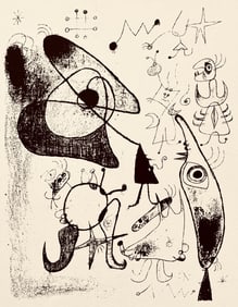 Joan Miro, Composition, The Prints of Joan Miro, Limited Edition Etching