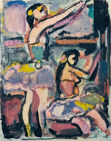 Georges Rouault, Danseuses, Divertissement, Editions de la Revue Verve, Limited Edition Lithograph