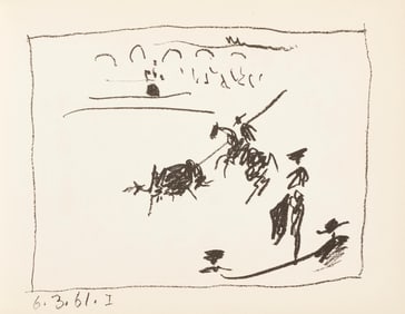 Pablo Picasso, La Pique I (Bloch 1014-47; Cramer 113), A Los Toros Avec Picasso, Limited Edition
