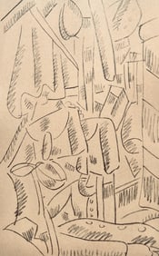 Fernand Leger, Soldats dans une maison en ruines, Dessins de Guerre 1915-16, Limited Edition