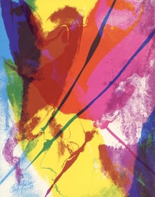 Paul Jenkins, Phenomena, Tide Finder, Art in America, Limited Edition Lithograph