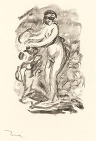 Pierre-Auguste Renoir, Femme au cep de vigne, Les Lithographies de Renoir, Limited Edition