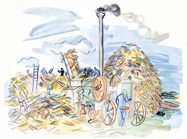 Raoul Dufy, Le depiquage a Montsaunes, Vacances forcees