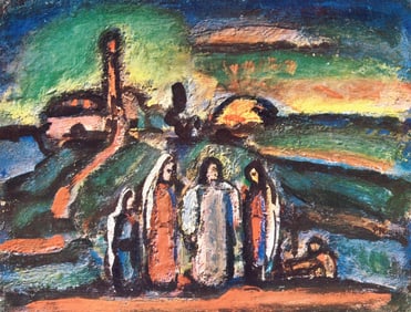 Georges Rouault, Coucher de soleil, Stella Vespertina, Limited Edition Heliogravure