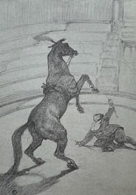 Henri de Toulouse-Lautrec, Performing Horse, Henri de Toulouse-Lautrec, At the Circus, Limited