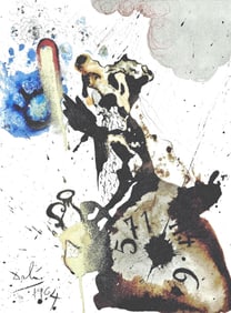 Salvador Dali, Composition (Michler/Lopsinger 1600; Field 69-3), Biblia Sacra, Limited Edition