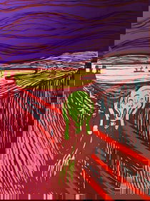 Andy Warhol, The Scream (after Edvard Munch), Green, Official Limited Edition, Sunday B. Morning,