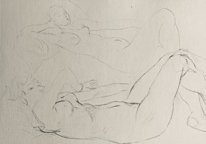 Henri Matisse, Composition (Dutel 3), Dessins de Henri-Matisse, Limited Edition Lithograph