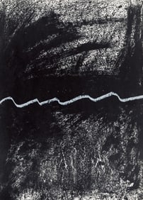 Antoni Tapies, Composition, Derriere le miroir, Limited Edition Lithograph