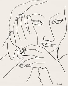 Fernand Leger, Composition, Levers de rideau sur la question du bonheur, Limited Edition Lithograph