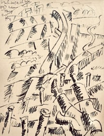 Fernand Leger, Leger, Le Boche dans les fils de fer, Dessins de Guerre, Limited Edition Lithograph