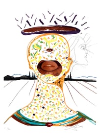 Salvador Dali, Maquillage cyclopeen (M/L 822-831; Field 75-13), Imaginations et Objets du Futur,