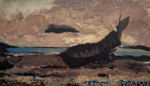 Georges Braque, La barque echouee, Varengeville, Limited Edition Lithograph