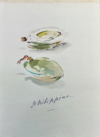 Edouard Manet, Composition, Edouard Manet, Letters with Aquarelles, Limited Edition Lithograph