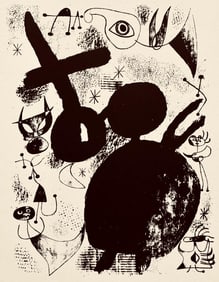 Joan Miro, Composition, The Prints of Joan Miro, Limited Edition Etching