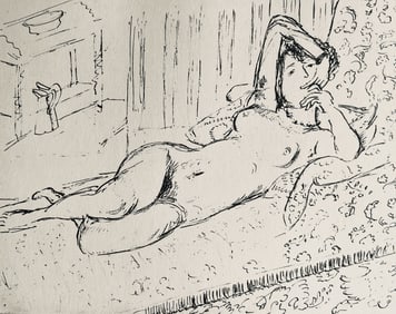 Henri Matisse, Composition (Dutel 3), Dessins de Henri-Matisse, Limited Edition Lithograph