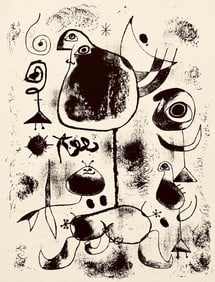 Joan Miro, Composition, The Prints of Joan Miro, Limited Edition Etching