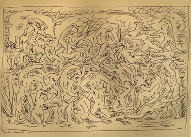 Andre Masson, Massacre, Masson Dessins, Limited Edition Lithograph