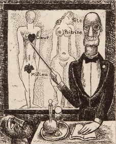 Marcel Gromaire, Composition, Vers un monde volage, Limited Edition Etching