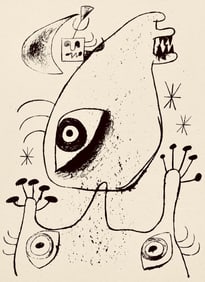 Joan Miro, Composition, The Prints of Joan Miro, Limited Edition Etching