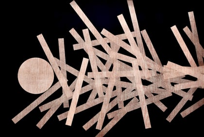 Pol Bury, Composition, Derriere le miroir, Limited Edition Lithograph