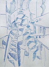 Fernand Leger, Soldat assis, Dessins de Guerre 1915-16, Limited Edition Lithograph