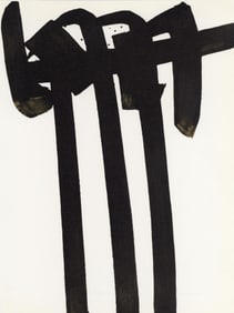 Pierre Soulages, Composition, XXe siecle, Limited Edition Lithograph