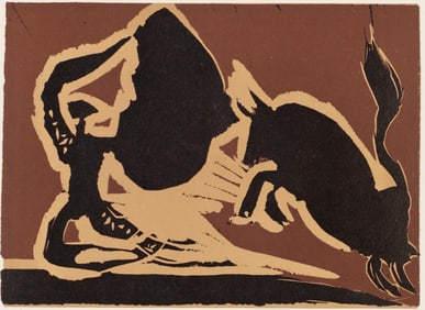 Pablo Picasso, Farol (Orozco 214), Grabados al linoleo, Limited Edition Linocut