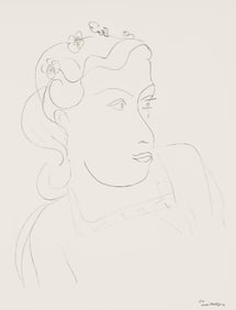 Henri Matisse, Serie O, var. 10 (Duthuit 9), Henri Matisse, Dessins, Themes et variations, Limited