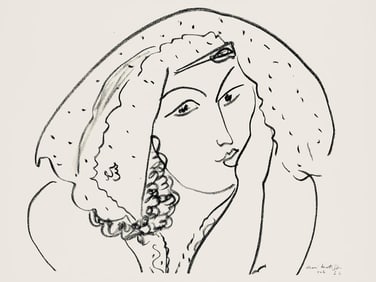 Henri Matisse, Serie I, var. 6 (Duthuit 9), Henri Matisse, Dessins, Themes et variations, Limited