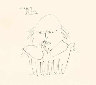Pablo Picasso, Shakespeare X (Bloch 1197), Picasso-Aragon Shakespeare, Limited Edition Lithograph