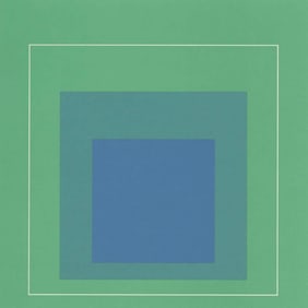 Josef Albers, Homage to the Square, Josef Albers: White Line Squares, Limited Edition Lithograph