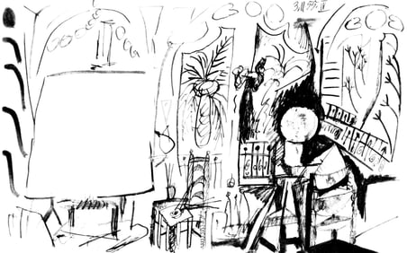 Pablo Picasso, Composition (Cramer 101), Carnet de la Californie, Limited Edition Collotype