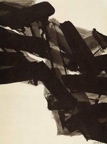 Pierre Soulages, Composition, Pierre Soulages, Peintres d'aujourd'hui, Limited Edition Heliogravure