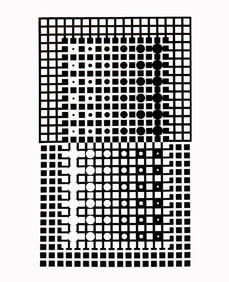 Victor Vasarely, Composition, Corpusculaires, Limited Edition Heliogravure