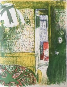 Edouard Vuillard, Interieur a la suspension, L'œuvre grave de Vuillard, Limited Edition Lithograph