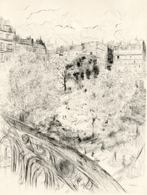 Edouard Vuillard, Le Square Vintimille, A La gloire a Paris, Limited Edition Etching