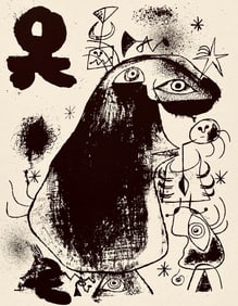 Joan Miro, Composition, The Prints of Joan Miro, Limited Edition Etching