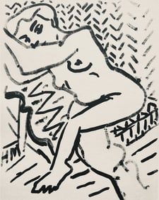 Henri Matisse, Composition (Dutel 3), Dessins de Henri-Matisse, Limited Edition Lithograph