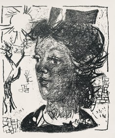 Andre Marchand, Composition, pierre a feu provence noire, Limited Edition Lithograph