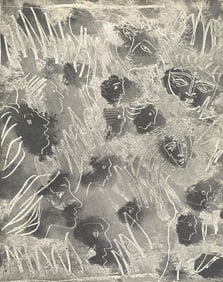 Pablo Picasso, Visages (Bloch 361a-e; Baer 683-688; Cramer 38), La Chevre-Feuille, Limited Edition