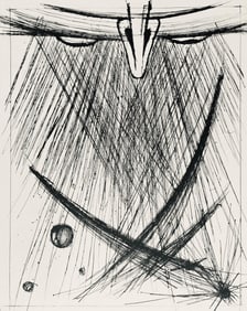 Bernard Buffet, Composition (Reinz 208-222), Voyages Fantastiques, Limited Edition Etching