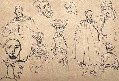 Eugene Delacroix, Composition, Trente et un Dessins et Aquarelles du Maroc, Limited Edition