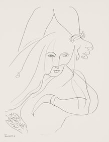 Henri Matisse, Serie V, var. 7 (Duthuit 9), Henri Matisse, Dessins, Themes et variations, Limited