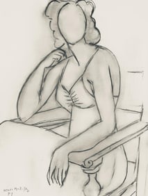 Henri Matisse, Serie P, var. 1 (Duthuit 9), Henri Matisse, Dessins, Themes et variations, Limited